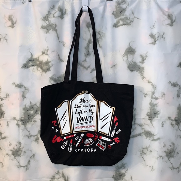 🎒 Sephora Black Vanity Tote Bag - Picture 2 of 10